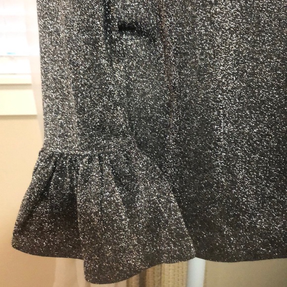 Nwt Jcrew black silver shimmering top sz s - Picture 4 of 9